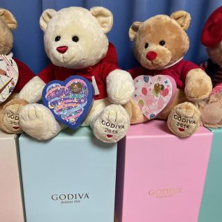 GODIVAゴディババレンタインデークマさんセットくまのぬいぐるみ www