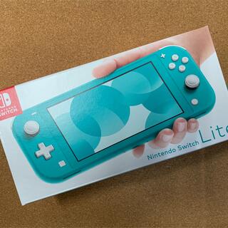 ニンテンドースイッチ(Nintendo Switch)の【新品】Nintendo Switch Lite ターコイズ(家庭用ゲーム機本体)