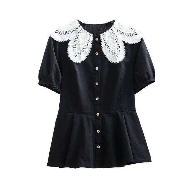 【新品】Frilled doll  flared blouse 5