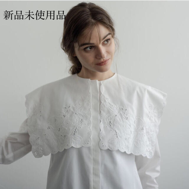 OHGA OFFICIAL 完売商品 新品未使用ブラウス フラワーモチ一フ