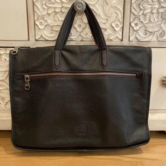 ロエベ　ビジネスバッグ　ブリーフ　ケース　アマソナ　Loewe