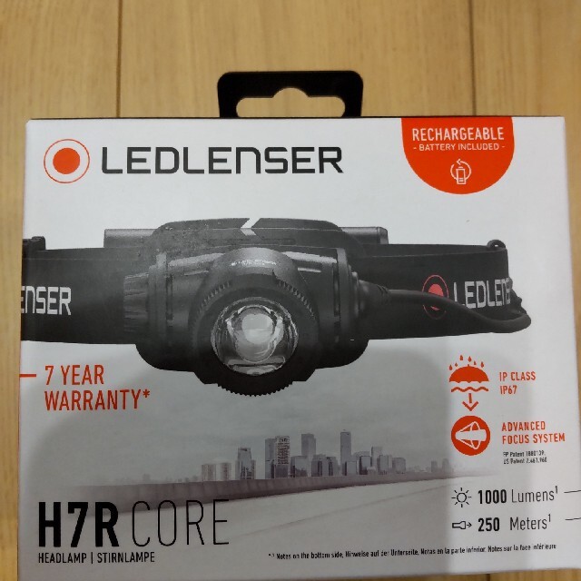 新品！LED LENSER　h7r Core 　レッドレンザー