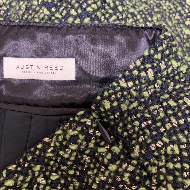 AUSTIN REED ウール混ツイートパンツ レディースのパンツ(ショートパンツ)の商品写真