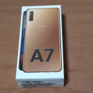 SAMSUNG Galaxy A7 ゴールド SM-A750C(スマートフォン本体)