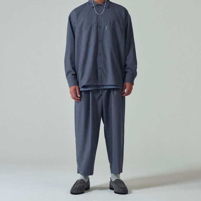 COOTIE(クーティー)のcootie Wool Serge 2 Tuck Easy Pants メンズのパンツ(ワークパンツ/カーゴパンツ)の商品写真