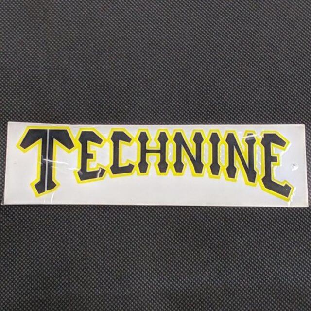 TECHNINE(テックナイン)のTECHNINE テックナイン DIECUT LOGO STICKER 黄/黒 スポーツ/アウトドアのスノーボード(その他)の商品写真