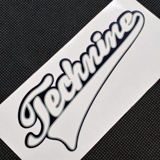 テックナイン(TECHNINE)のTECHNINE テックナイン DIECUT LOGO STICKER 白/黒(その他)