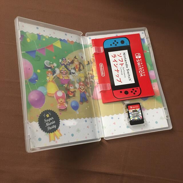 Nintendo Switch(ニンテンドースイッチ)の【美品】スーパー マリオパーティ Switch エンタメ/ホビーのゲームソフト/ゲーム機本体(家庭用ゲームソフト)の商品写真