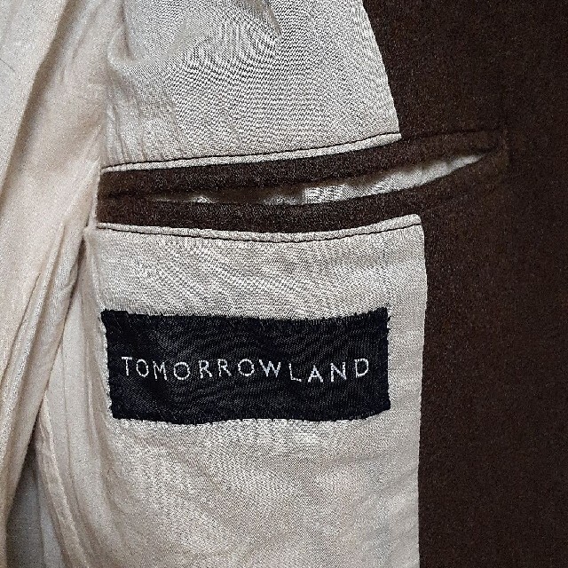 TOMORROWLAND(トゥモローランド)のトゥモローランド　メンズ圧縮ウールテーラードジャケット　焦茶 メンズのジャケット/アウター(テーラードジャケット)の商品写真