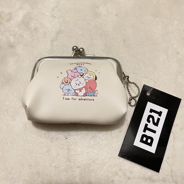 防弾少年団(BTS)(ボウダンショウネンダン)の新品　BT21 がま口　コインケース レディースのファッション小物(コインケース)の商品写真