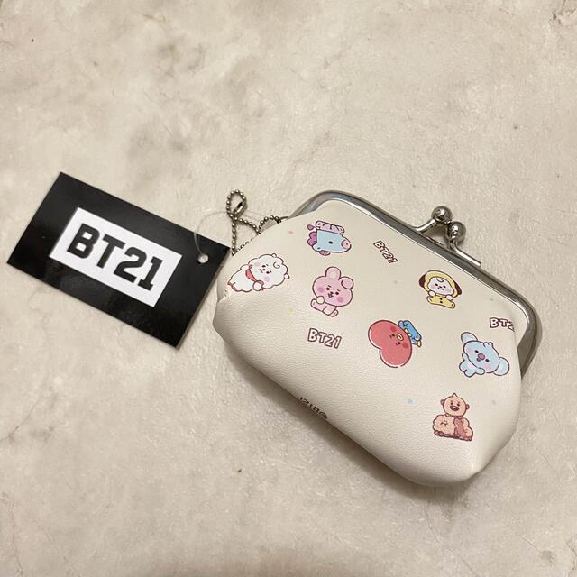 防弾少年団(BTS)(ボウダンショウネンダン)の新品　BT21 がま口　コインケース レディースのファッション小物(コインケース)の商品写真