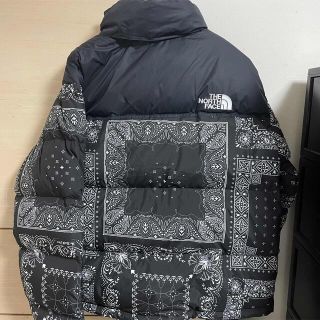 ザノースフェイス ヌプシ 韓国限定 バンダナ ペイズリー 黒 ザノースフェイス ヌプシ 韓国限定 バンダナ ペイズリー 黒
