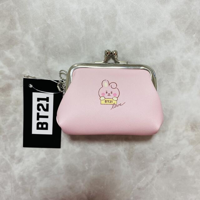 防弾少年団(BTS)(ボウダンショウネンダン)の新品　BT21 がま口　コインケース　cooky レディースのファッション小物(コインケース)の商品写真