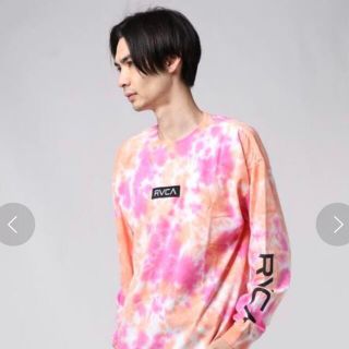 ルーカ(RVCA)のRVCA【ルーカ】タイダイ柄 ワッペン ロゴ ロンT(Tシャツ(長袖/七分))