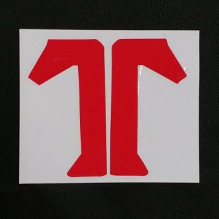 テックナイン(TECHNINE)のTECHNINE テックナイン【DIECUT T LOGO STICKER】赤(その他)