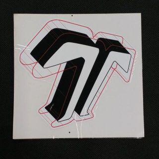 テックナイン(TECHNINE)のTECHNINE テックナイン【DIECUT T LOGO STICKER】黒赤(その他)