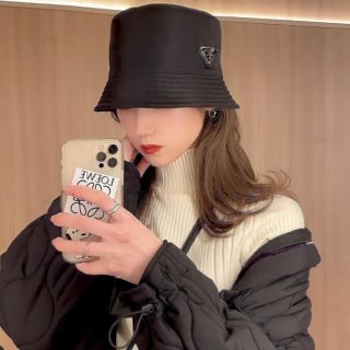 激安通販新作 PRADA バケットハット XL ハット - sanmartinbakery.us