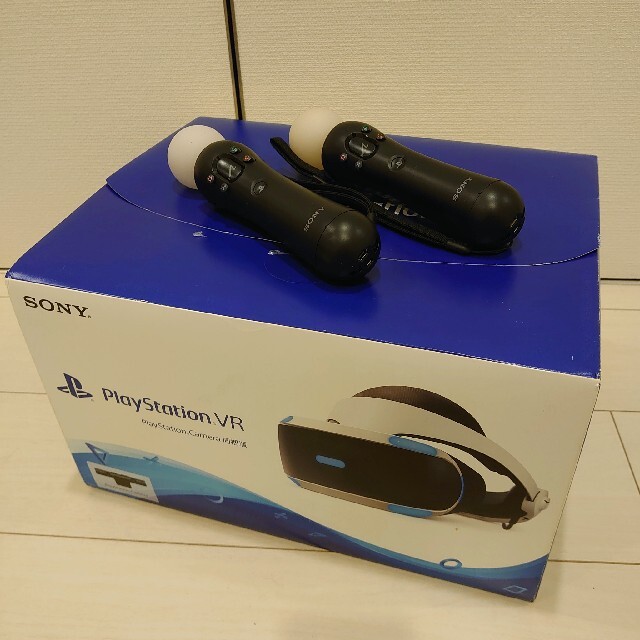 PlayStation VR(プレイステーションヴィーアール)のPlayStation VR PlayStation Camera同梱版 CUH スマホ/家電/カメラのスマホアクセサリー(その他)の商品写真