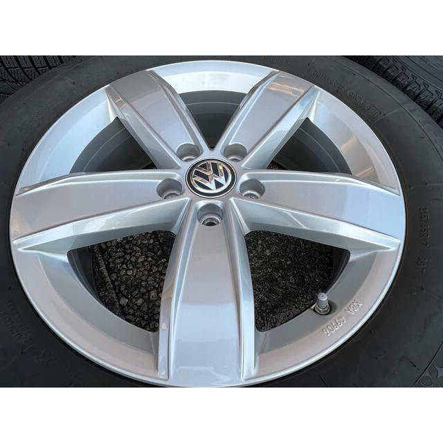 VW純正ホイール、スタッドレスタイヤセットTPMS付きTクロスで使用