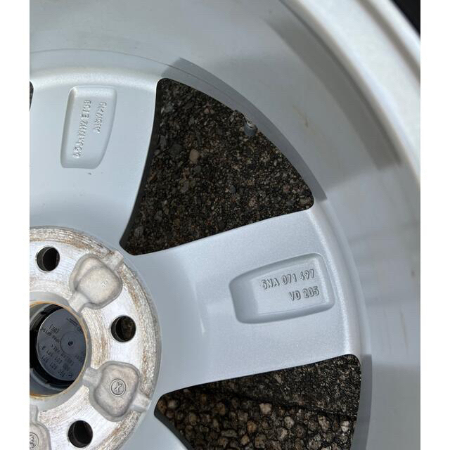 待望 VW純正ホイール スタッドレスタイヤセットTPMS付きTクロスで使用