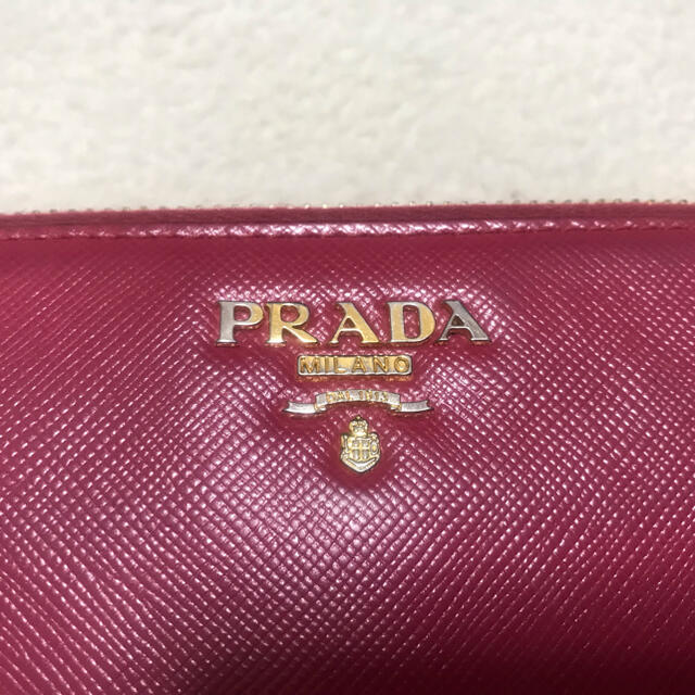 PRADA - PRADA プラダ 長財布 サフィアーノレザー ピンクの通販 by