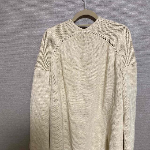 深Vネックルーズニット アングリッド アイボリー
