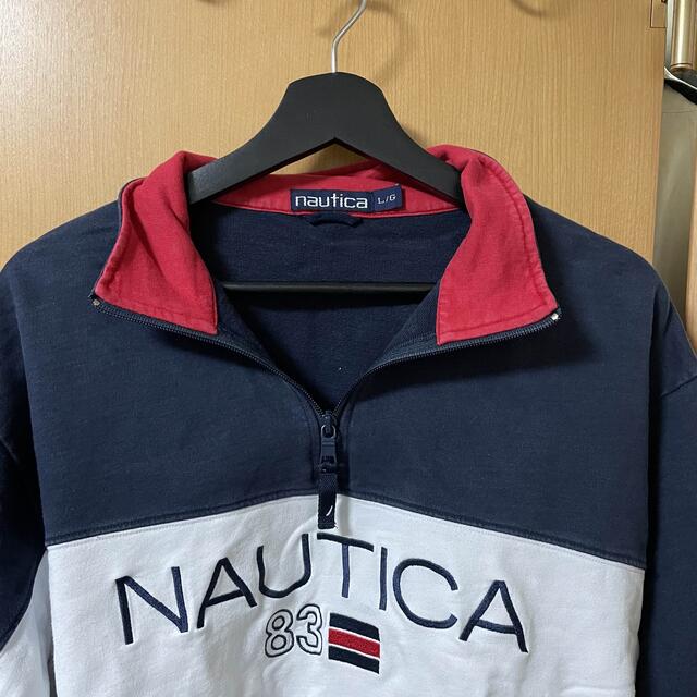 NAUTICA(ノーティカ)のNAUTICA  ハーフジップアップパーカー メンズのトップス(スウェット)の商品写真