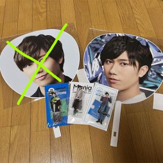 ジャニーズ(Johnny's)の阿部亮平　うちわ＋アクスタ(アイドルグッズ)