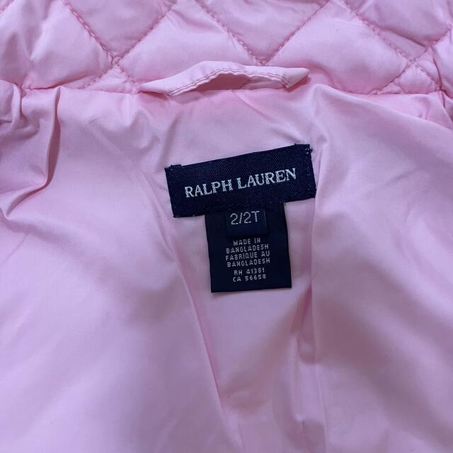 Ralph Lauren(ラルフローレン)のRALPH LAUREN キッズ中綿キルティングコート 2T キッズ/ベビー/マタニティのキッズ服女の子用(90cm~)(コート)の商品写真