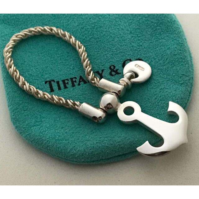 Tiffany アンカー シルバー キーホルダー