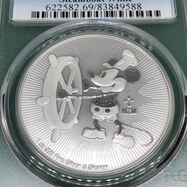 2017年 ニウエ ミッキーマウス銀貨 PCGS MS69 No.1081 - 貨幣