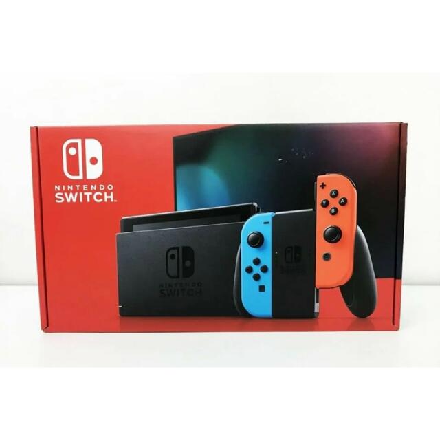 送料無料】NintendoSwitch本体ネオンブルー、ネオンレッド-