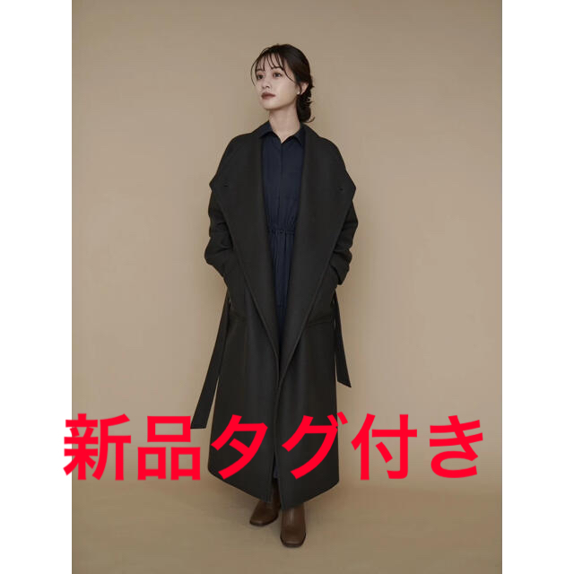 なし生地の厚さ【新品！値下げ中】L'Or Wide Lapel Long Coat コート