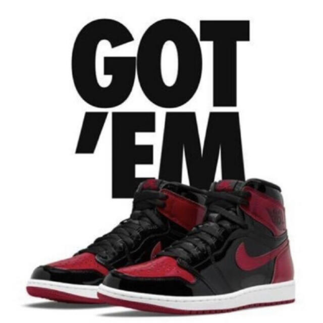 Nike Air Jordan 1 High OG "Patent Bred"エアジョーダン