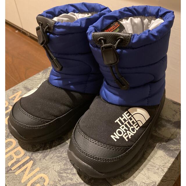 THE NORTH FACEキッズ青17cmヌプシ★ノースフェイスブーツ