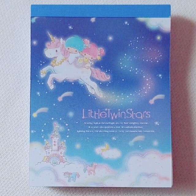 リトルツインスターズ(リトルツインスターズ)の【送料込み】キキララ メモ帳 インテリア/住まい/日用品の文房具(ノート/メモ帳/ふせん)の商品写真