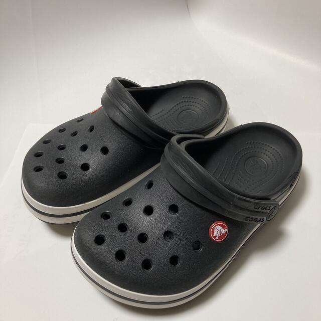 crocs(クロックス)のクロックスキッズ　クロックバンド20cm ブラック キッズ/ベビー/マタニティのキッズ靴/シューズ(15cm~)(サンダル)の商品写真