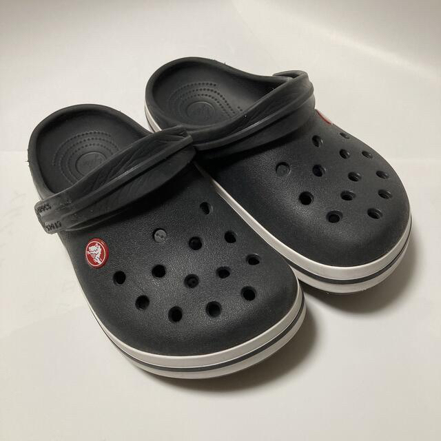 crocs(クロックス)のクロックスキッズ　クロックバンド20cm ブラック キッズ/ベビー/マタニティのキッズ靴/シューズ(15cm~)(サンダル)の商品写真