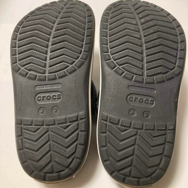 crocs(クロックス)のクロックスキッズ　クロックバンド20cm ブラック キッズ/ベビー/マタニティのキッズ靴/シューズ(15cm~)(サンダル)の商品写真