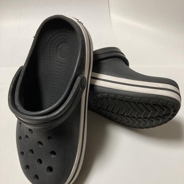 crocs(クロックス)のクロックスキッズ　クロックバンド20cm ブラック キッズ/ベビー/マタニティのキッズ靴/シューズ(15cm~)(サンダル)の商品写真