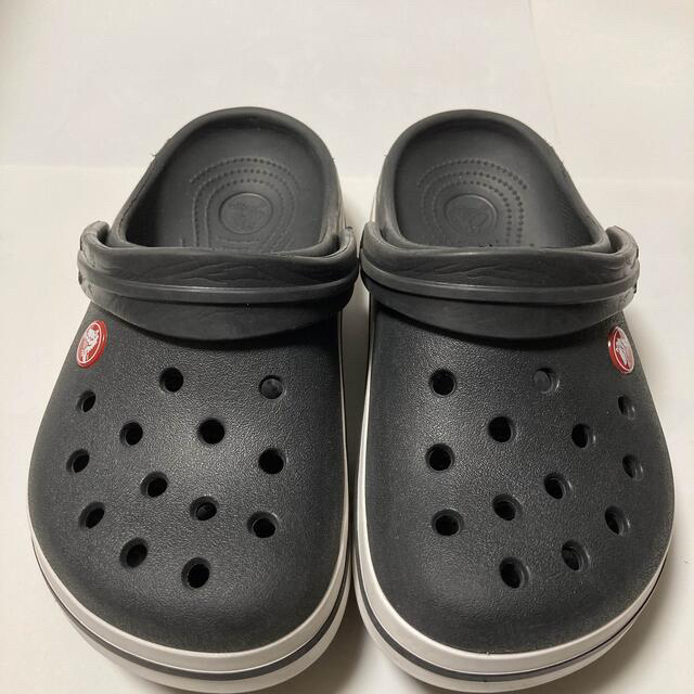 crocs(クロックス)のクロックスキッズ　クロックバンド20cm ブラック キッズ/ベビー/マタニティのキッズ靴/シューズ(15cm~)(サンダル)の商品写真