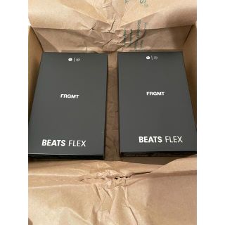 フラグメント(FRAGMENT)のBEATS X FRAGMENT BEATS FLEX BLACK 2個セット(ヘッドフォン/イヤフォン)