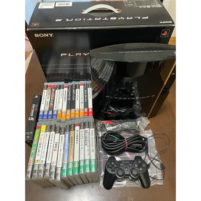 美品　作動品　希少　PlayStation3 60GB とソフト25本 セット