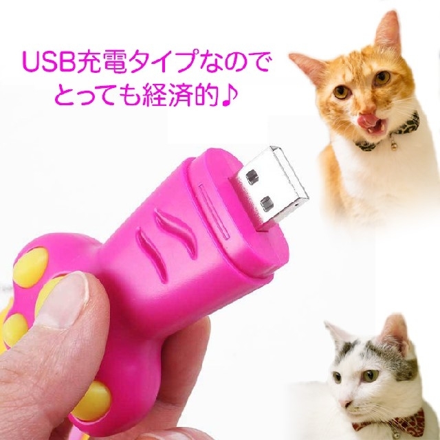 新品　猫　おもちゃ　LEDポインター  運動不足解消 その他のペット用品(猫)の商品写真