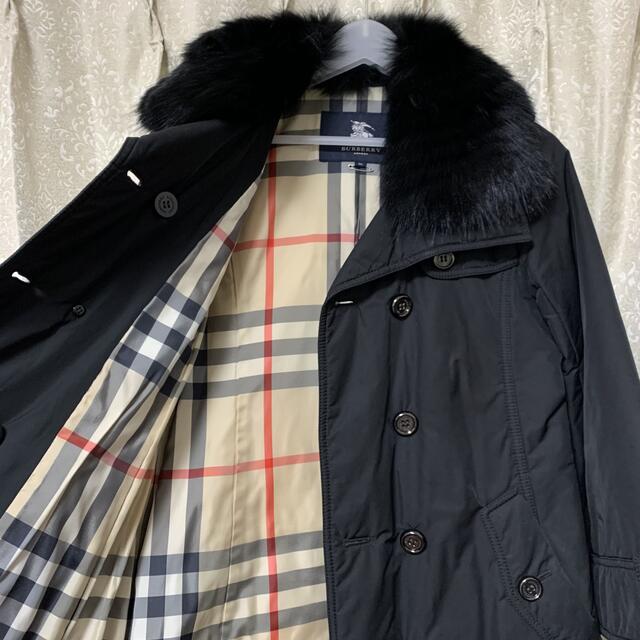 美品 Burberry バーバリー 上着 コート 黒 ブラック-