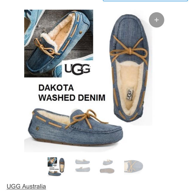 UGG(アグ)のugg 新品 未使用 正規品 デニム サイズ 5 6 7 8 ダコタ ムートン レディースの靴/シューズ(その他)の商品写真