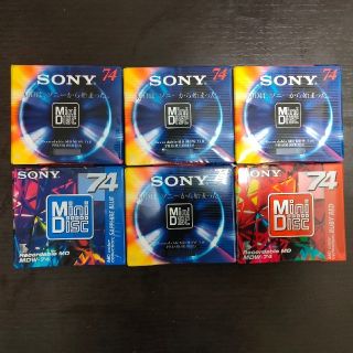 MD ディスク 未使用 6枚 Sony 74分(その他)