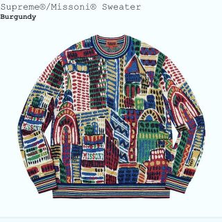 シュプリーム(Supreme)のsupreme missoni 正規品　Sサイズシュプリーム×ミッソーニコラボ(ニット/セーター)