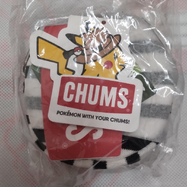 CHUMS(チャムス)の新品 ポケモンセンター チャムス コラボ スウェットポーチ  限定 レディースのファッション小物(ポーチ)の商品写真