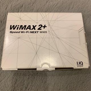 エヌイーシー(NEC)のWiMAX2+ speed Wi-Fi NEXT WX05(PC周辺機器)